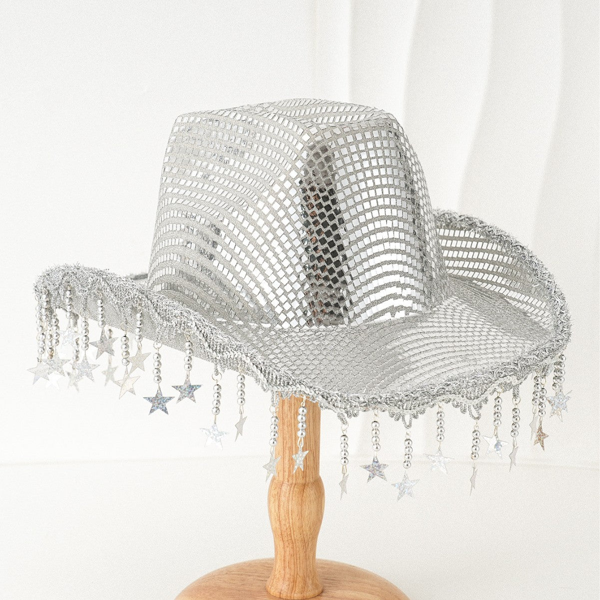 Western Cowboy Hat Sequined Tassel
