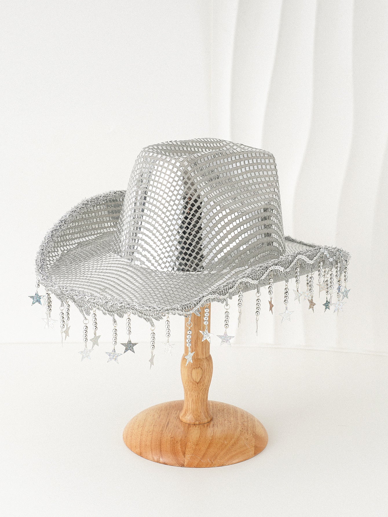 Western Cowboy Hat Sequined Tassel