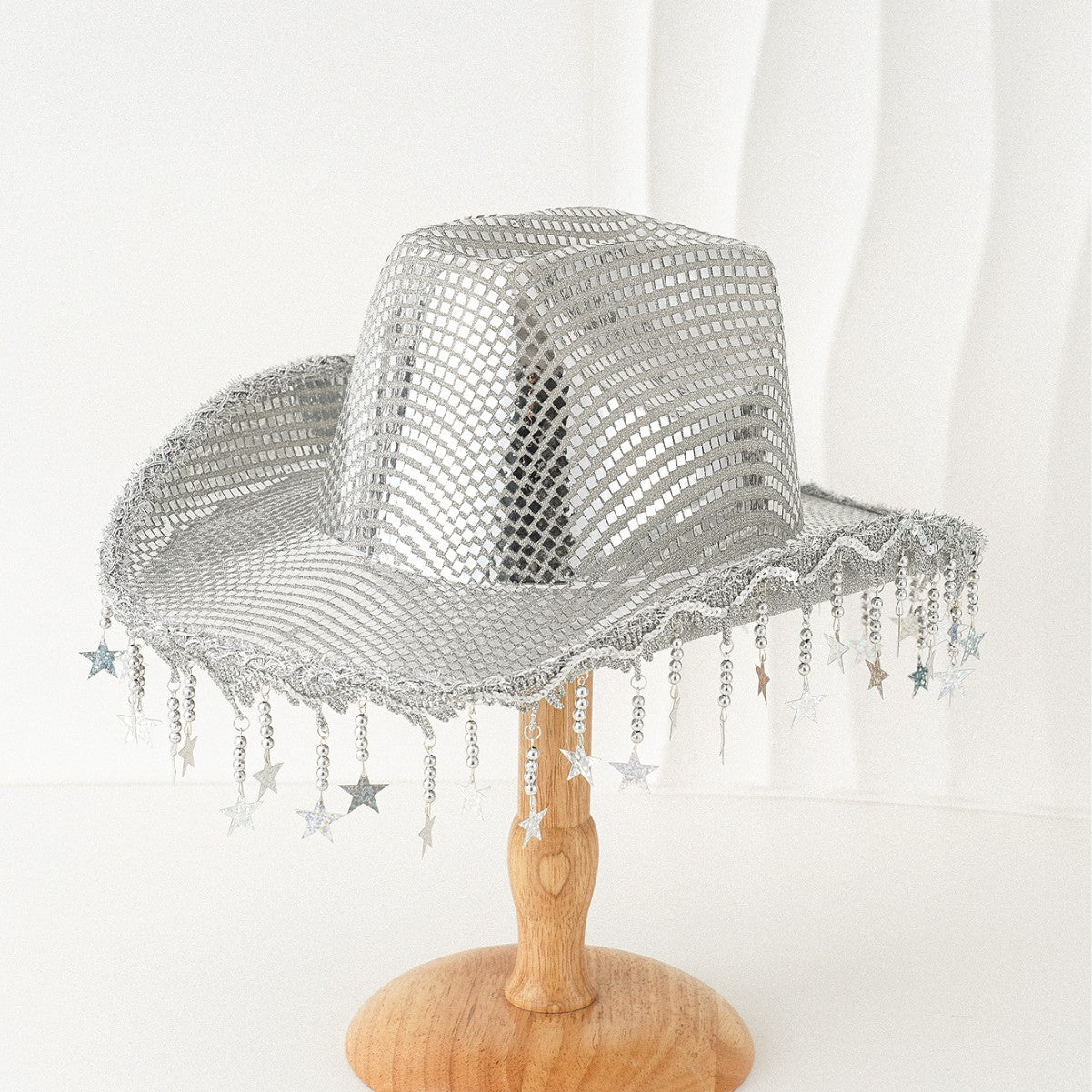 Western Cowboy Hat Sequined Tassel